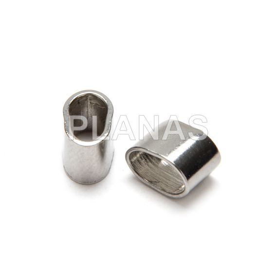 Entrepieza en Acero Inoxidable.7x5mm.