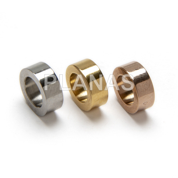 Entrepieza en Acero Inoxidable.10x4mm.