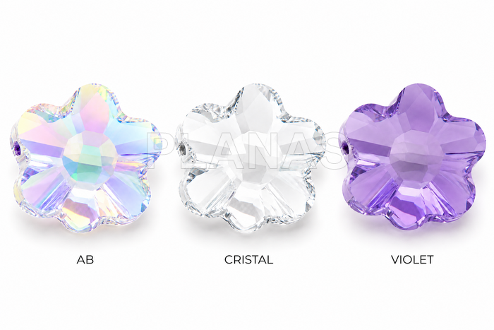 Entrepieza Componente Swarovski 8mm. FLOR.