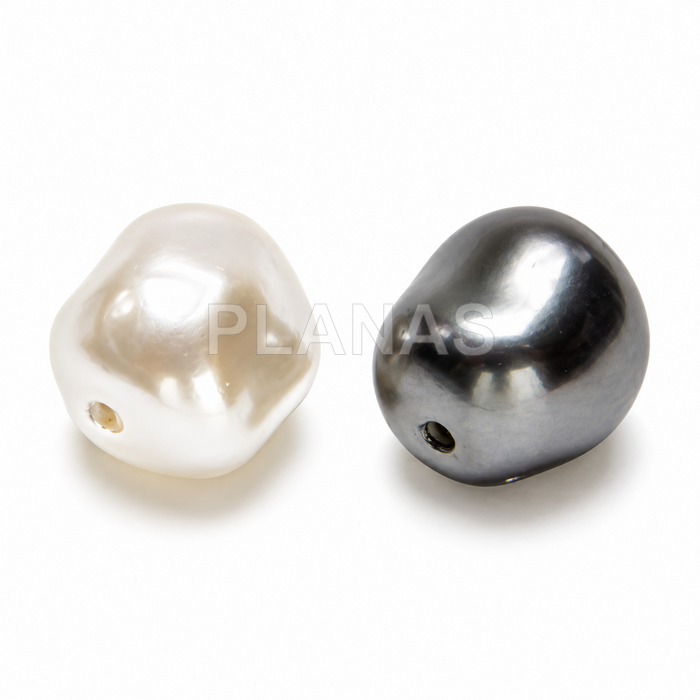 Perla Cristal Componente Swarovski irregular.10mm.