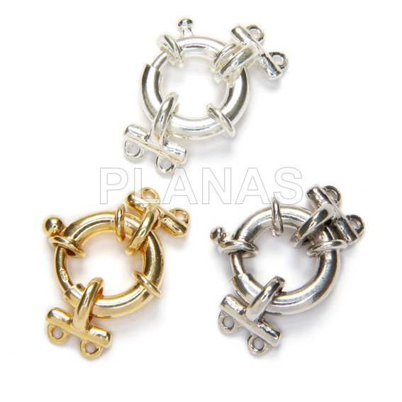 Sterling silver closure