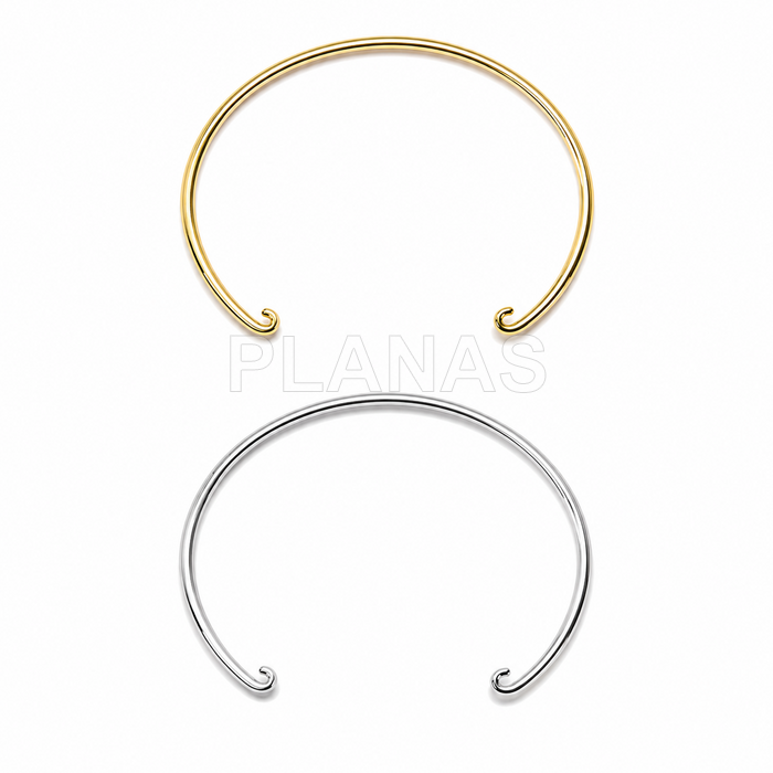 Fornitura para pulseira de prata sterling