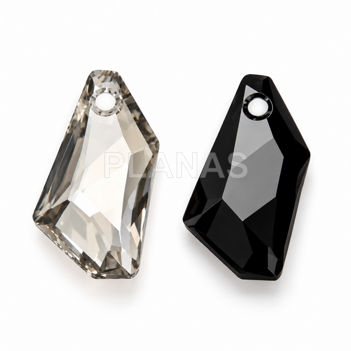 Colgante Componente Cristal Austríaco.24x14mm.