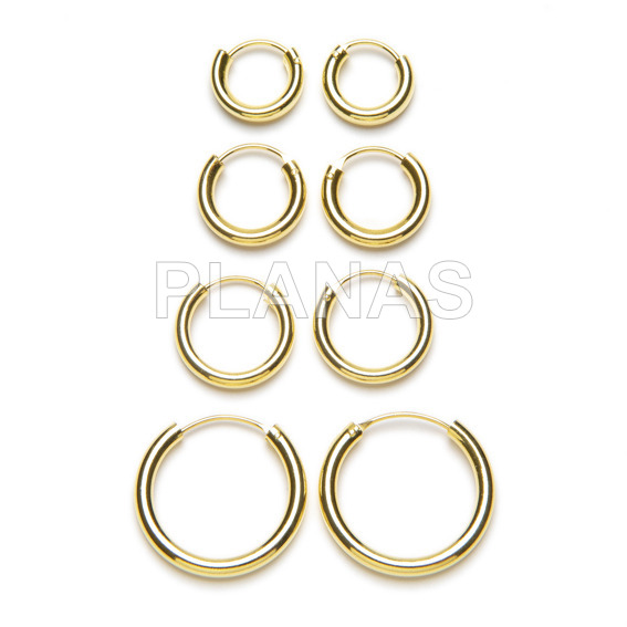 Aros silver and gold 1.2mm bath.