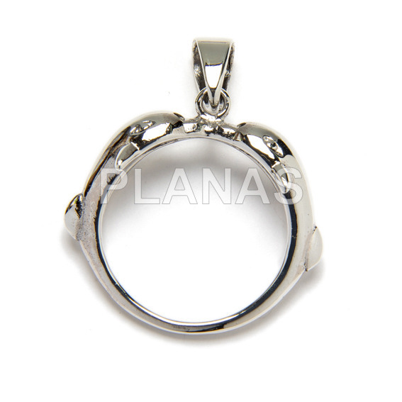 Sterling silver pendant.