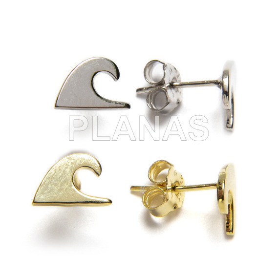 Pendientes en Plata de ley.OLA.