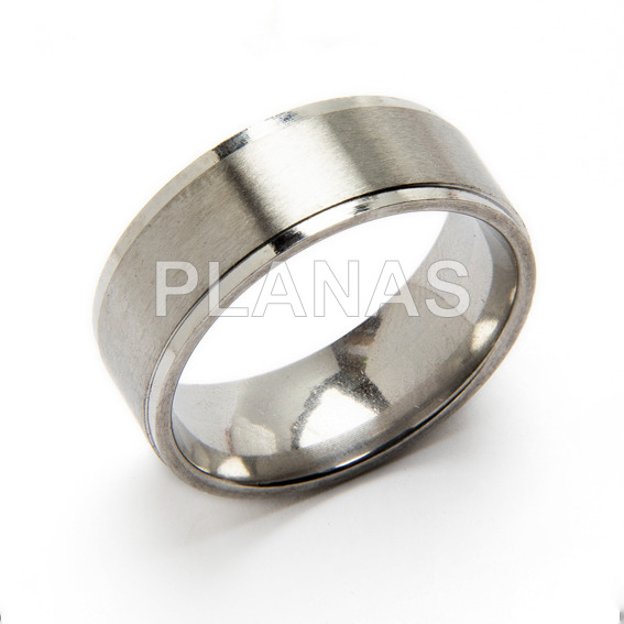 Anillo en Acero Inoxidable. 