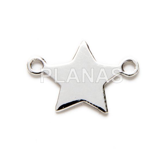Sterling silver star spacer.