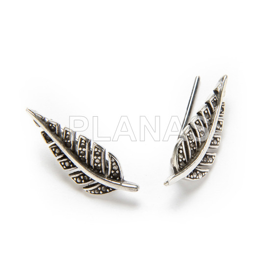 Sterling silver earring