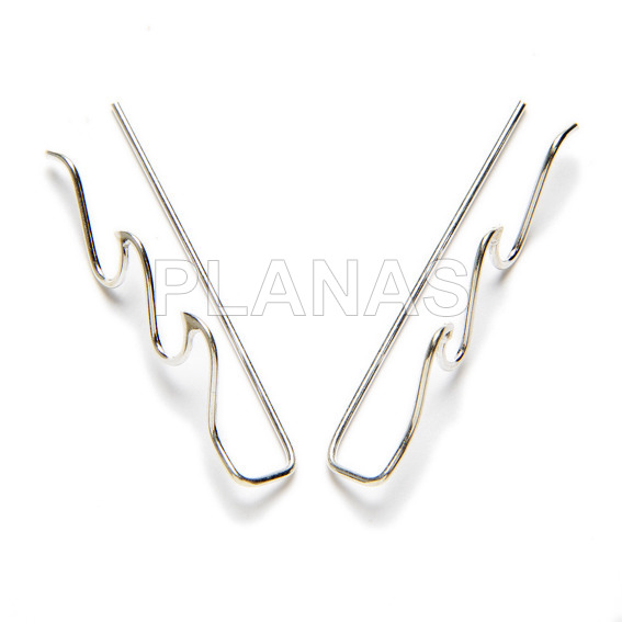 Sterling silver earring