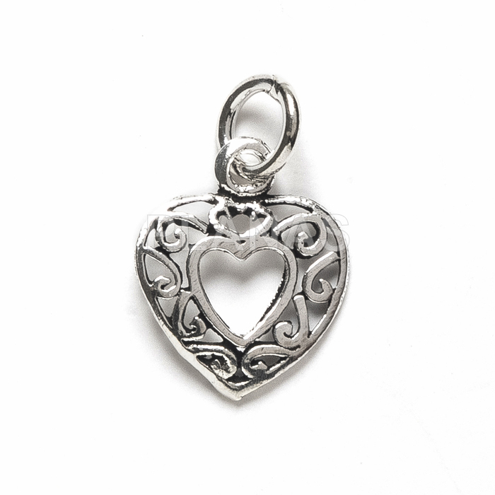 Heart pendant in sterling silver
