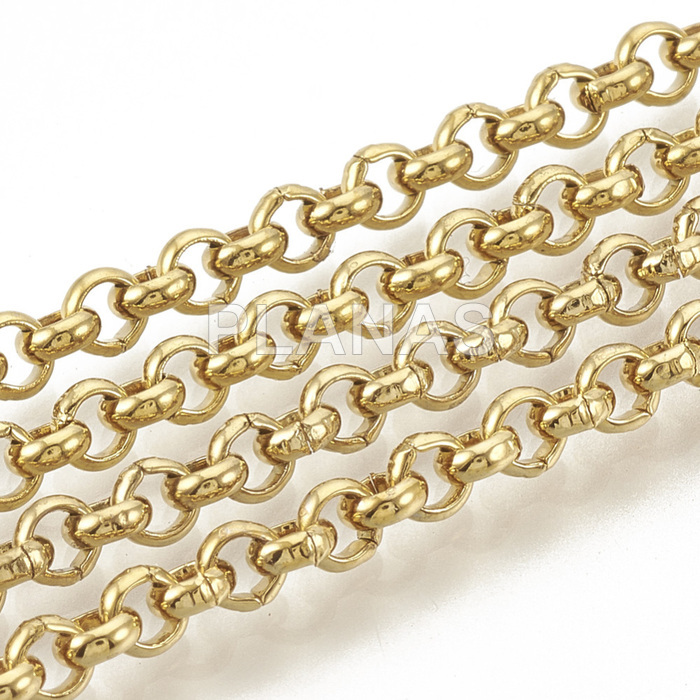 Steel chain 316, rolo 3mm, to meters.