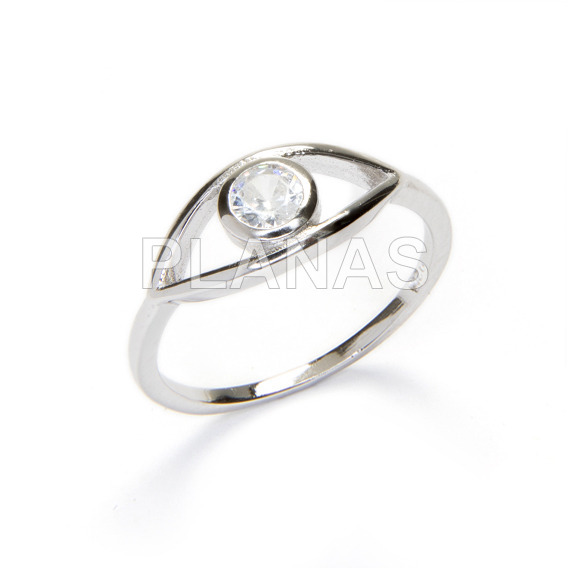 Fatima hand ring in sterling silver.