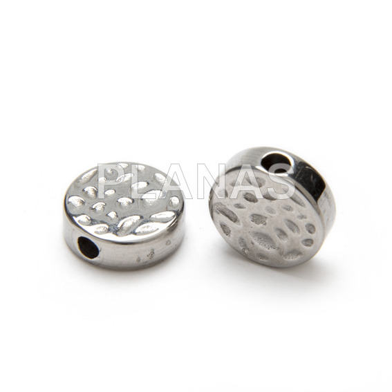 Entrepieza en Acero Inoxidable, 13x4mm.