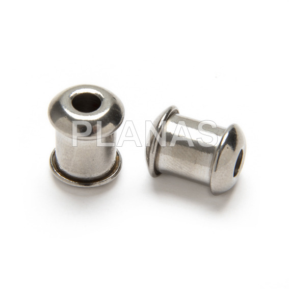 Entrepieza en Acero Inoxidable, 12x10mm.