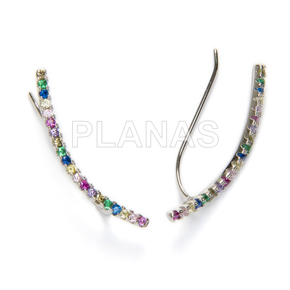 Sterling silver earring