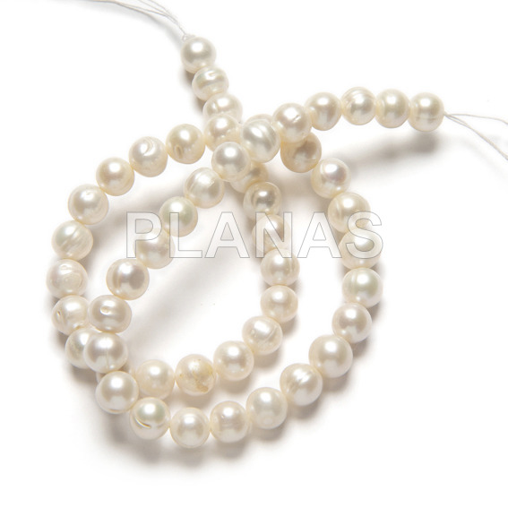 Cultured pearl 8-9mm