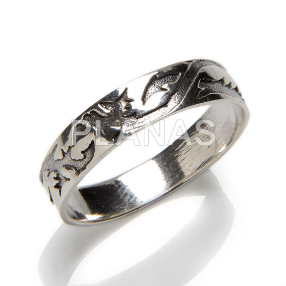 Ring in sterling silver.
