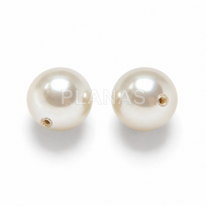 Branco swarovski pearl 4mm.