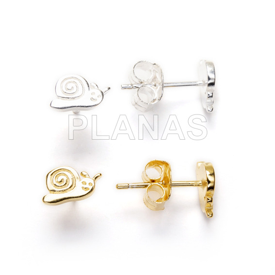 Pendientes en Plata de ley.CARACOL.