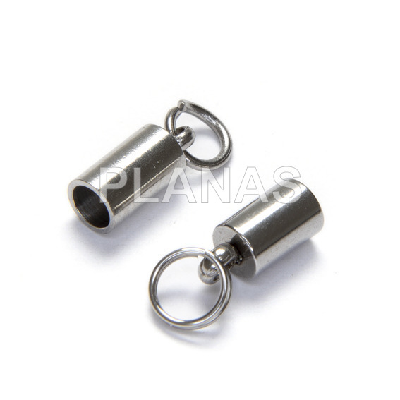 Stainless steel terminals with 3mm hole.