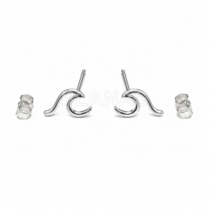 Pendientes en Plata de ley. OLA.