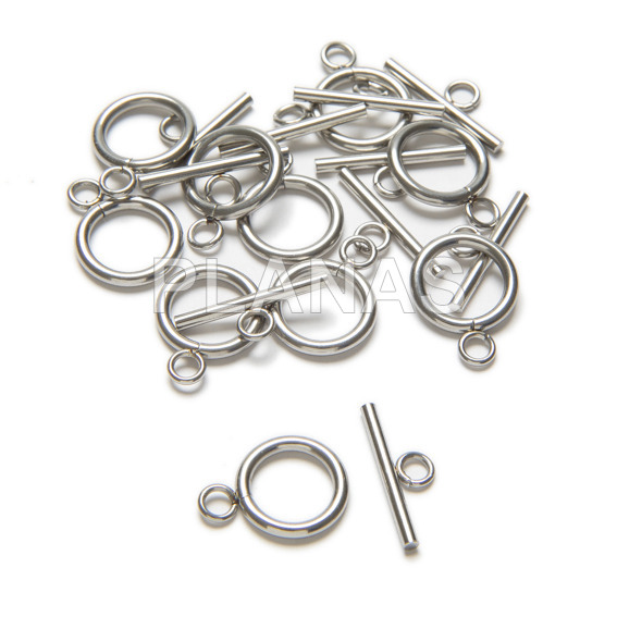 Pack de 10 Cierres en Acero Inoxidable. 