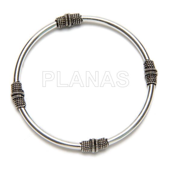 Pulsera Bali en Plata de Ley.