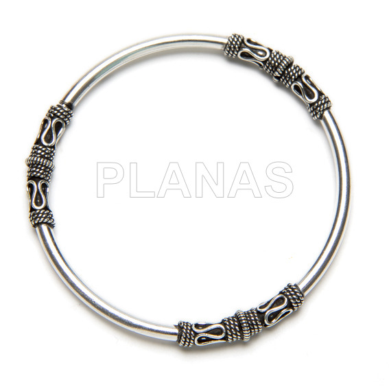 Pulsera Bali en Plata de Ley.