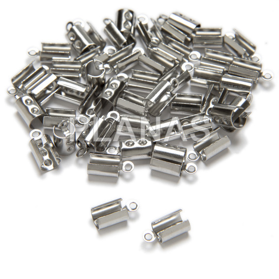 Pack of 50 terminals in stainless steel 304, for 3mm cord.