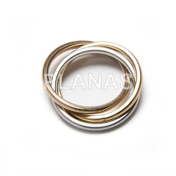 Alliance in stainless steel, gold plated and rose gold plated.