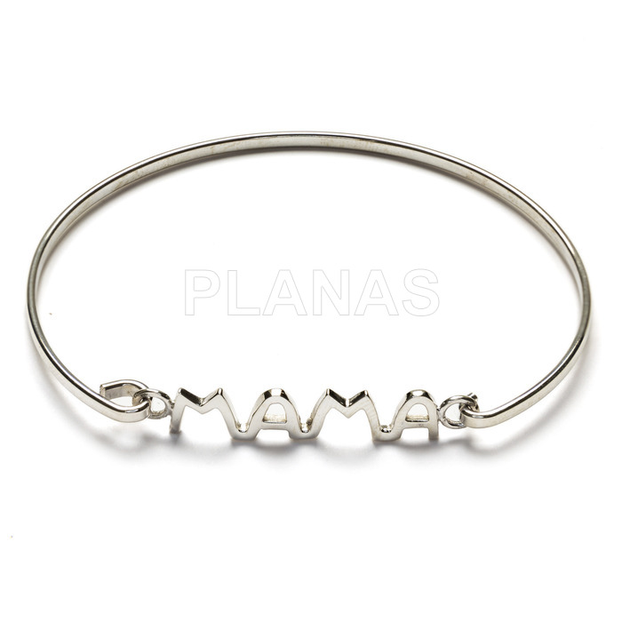 Silver bracelet mama law