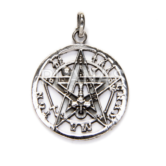 Sterling silver pendant. tetragrammaton.