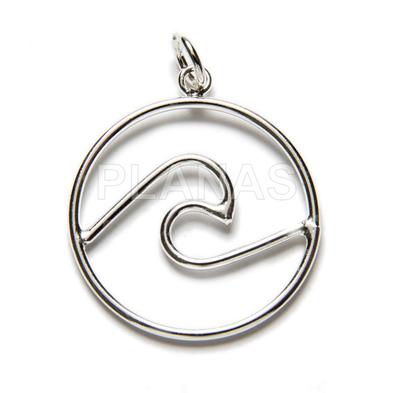 Sterling silver pendant.ola.