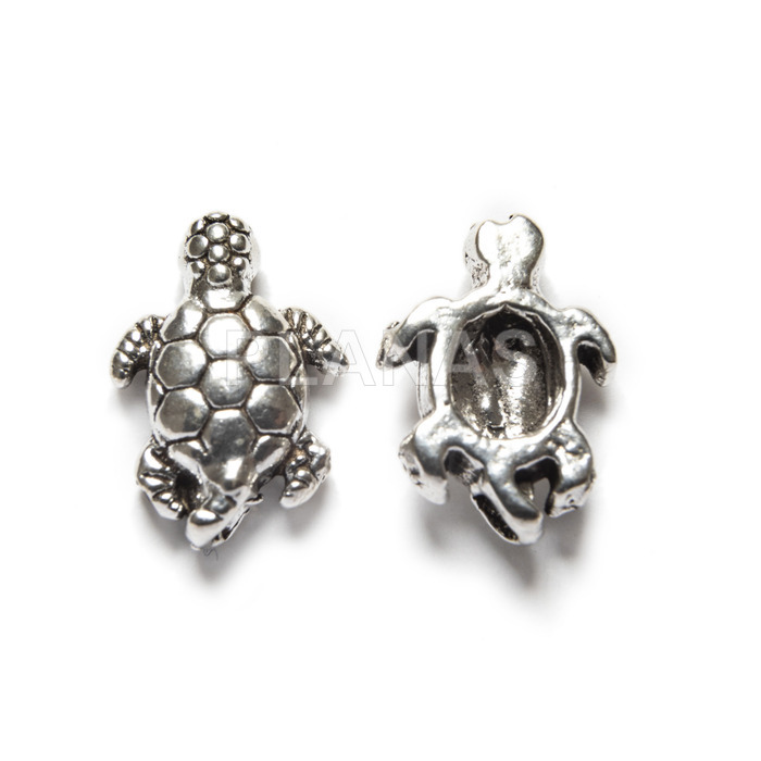 Interpiece in sterling silver.tortuga.