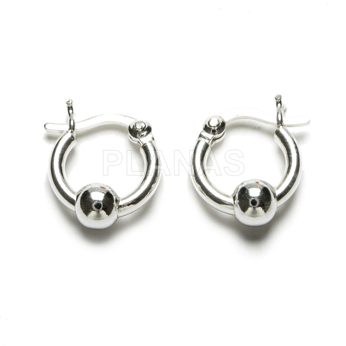 Sterling silver earrings.