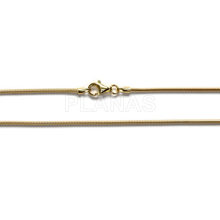 Corrente moletail 1,4mm tamanhos diversos.