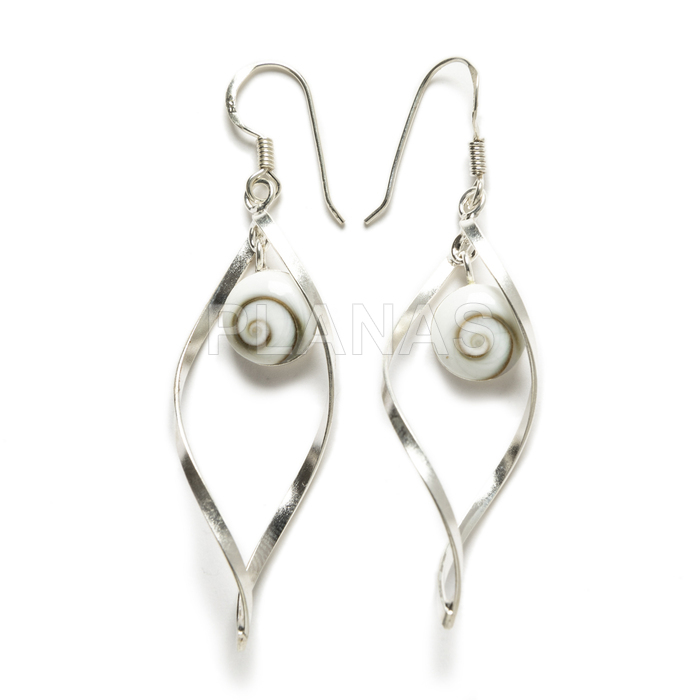 Sterling silver and chiva earrings.