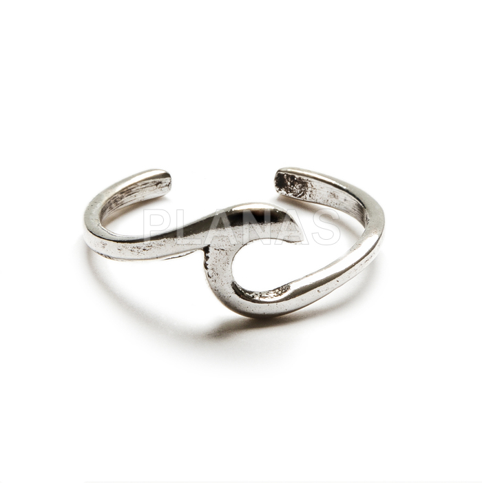 Foot ring or phalanx in sterling silver. ola.