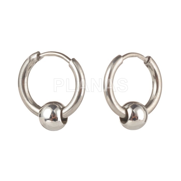 Argolas em aço inox 304.