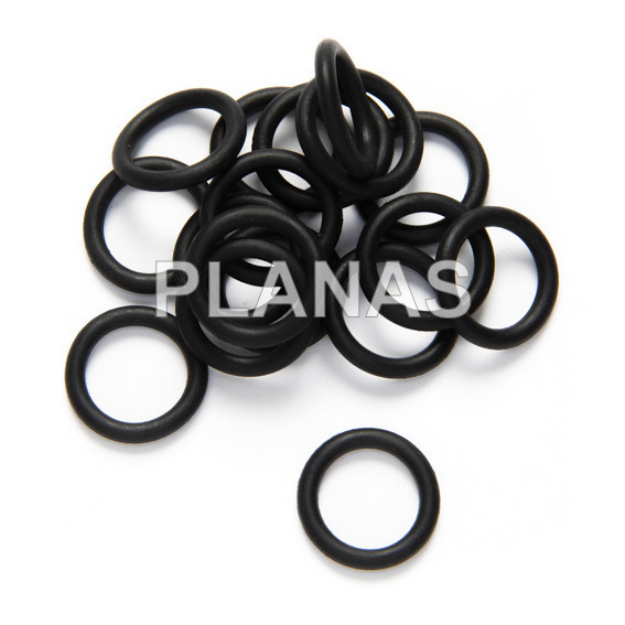 Pack of 100 units of 13x2mm rubber stopper.