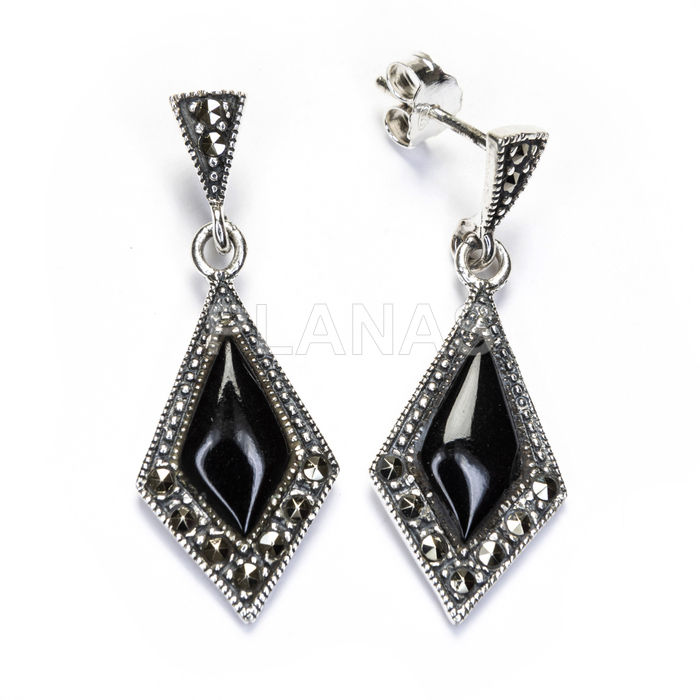 Pendientes en Plata de Ley y Marquesitas.