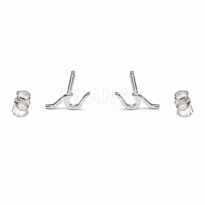 Pendientes en Plata de ley. OLA.