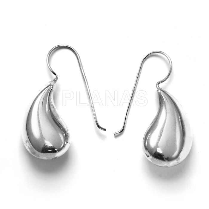 Sterling silver earrings. drop.