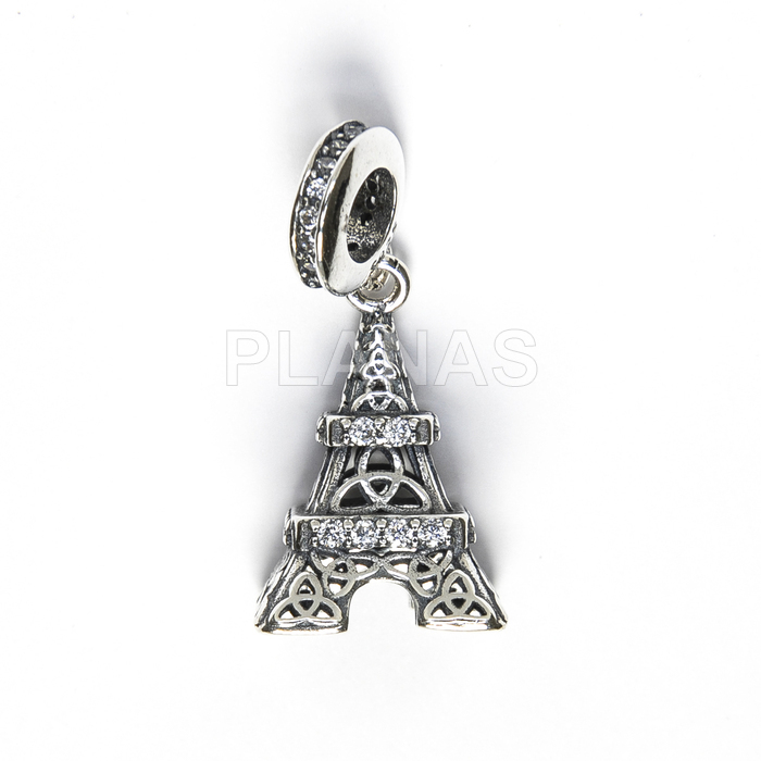 Charm en Plata de ley. TORRE EIFFEL.