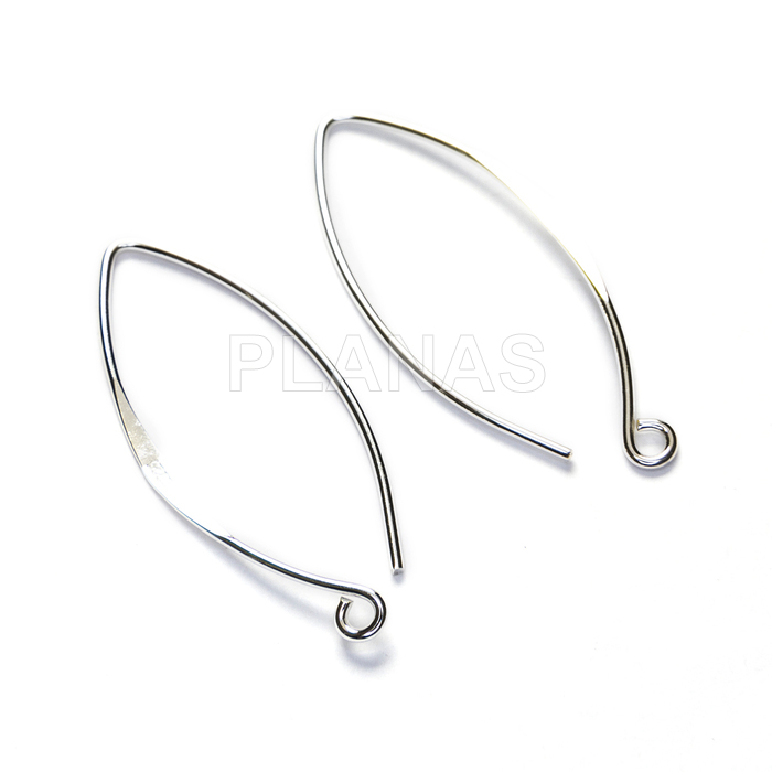 Bases en argent sterling pour boucles d