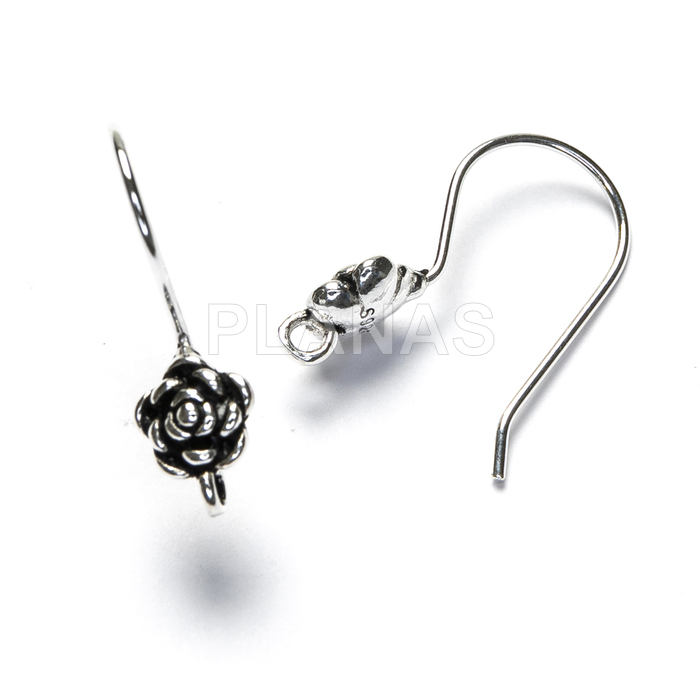 Bases en argent sterling pour boucles d