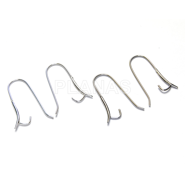 Bases en argent sterling pour boucles d