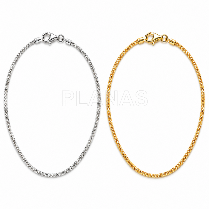 Collar en Plata de ley. 