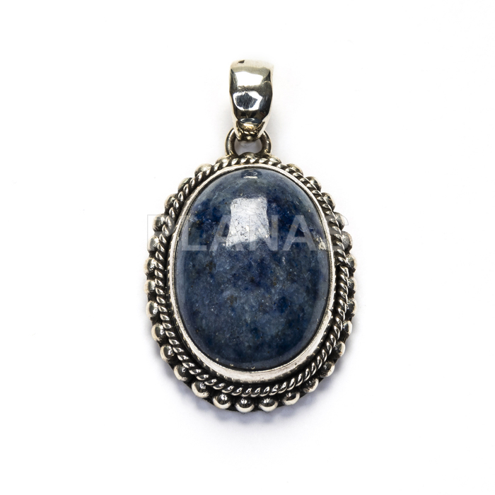 Colgante en Plata de ley y Lapizlazuli.